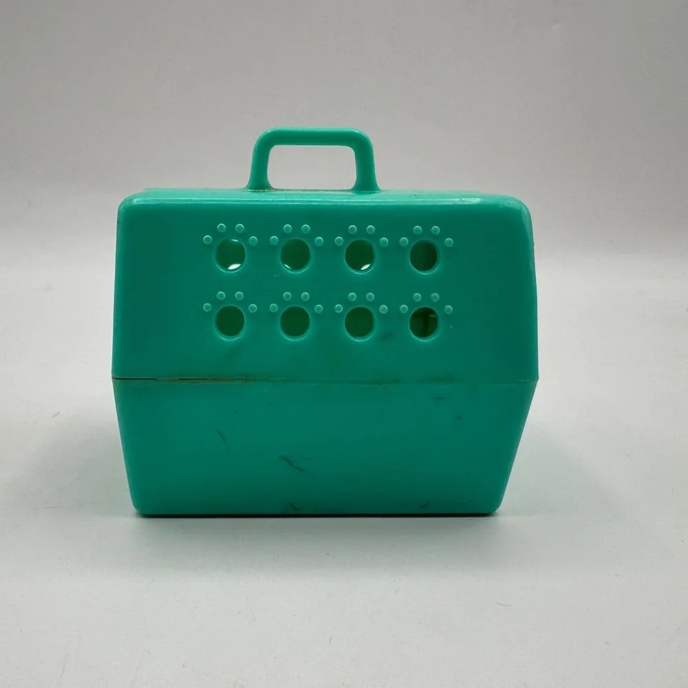 Kenner Littlest Pet Shop Kids‎ Teal Good 1992 Vintage Pet Carrier Accessory